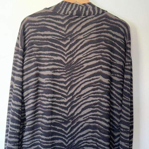 Sanctuary Nordstrom Tiger Stripe Animal Print Cardigan Duster Sweaterโ Small - Picture 5 of 8